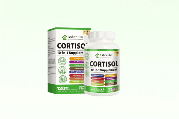 Ashenutri 10-in-1 Cortisol Supplement
