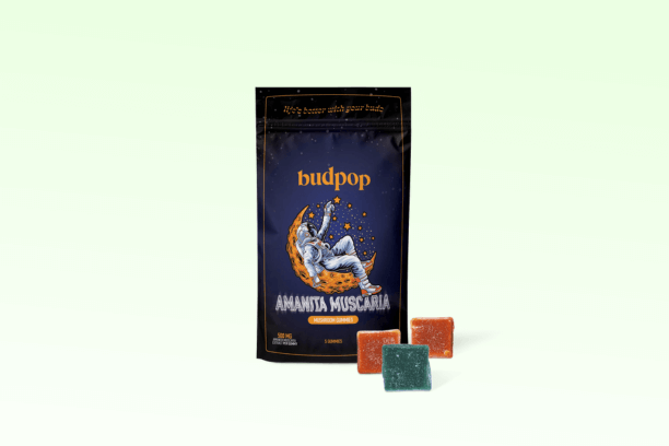 Budpop Amanita Muscaria Gummy Cube