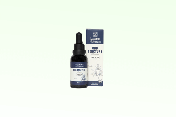 Lazarus Naturals Organic CBD Tincture