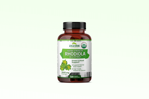 Organic Rhodiola By Zazzee Naturals